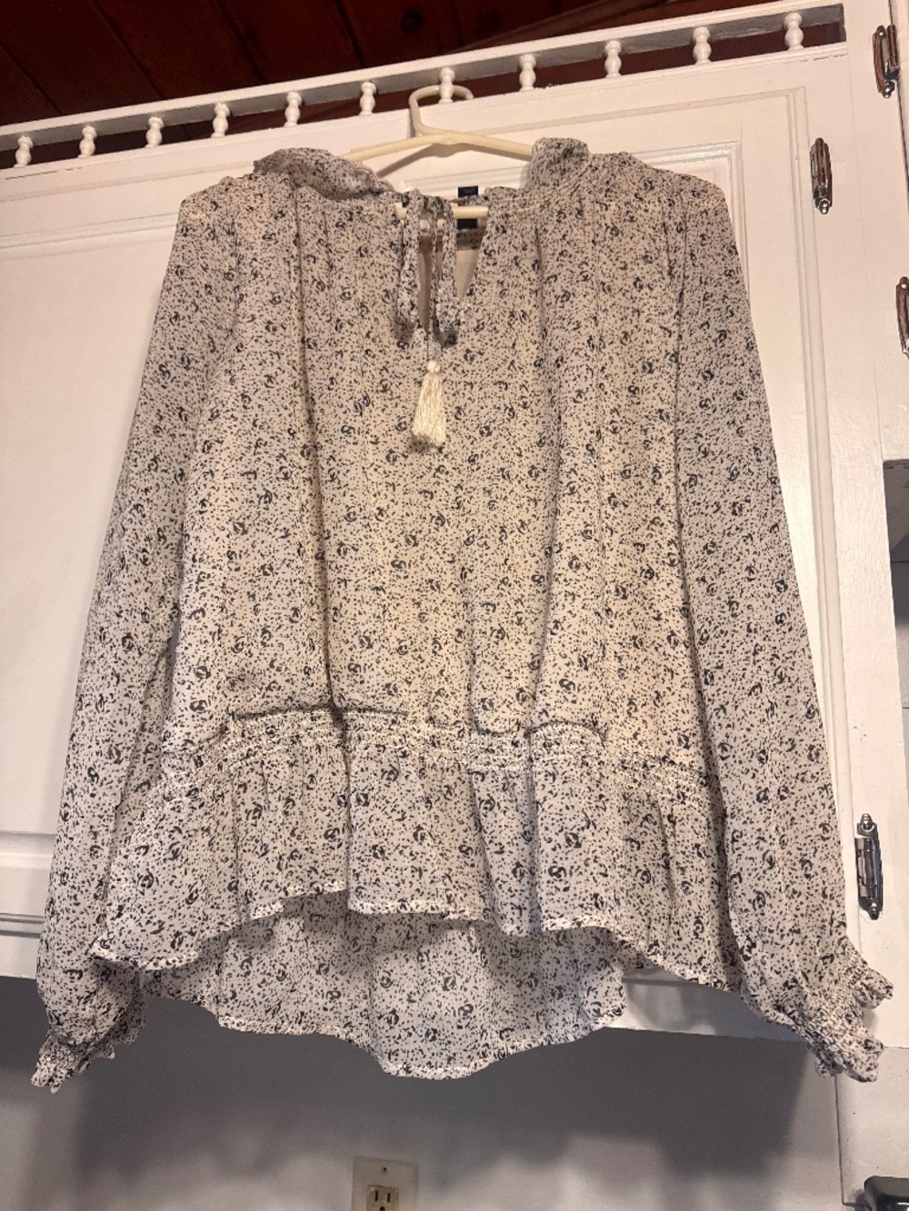 Womens boho blouse vacation top